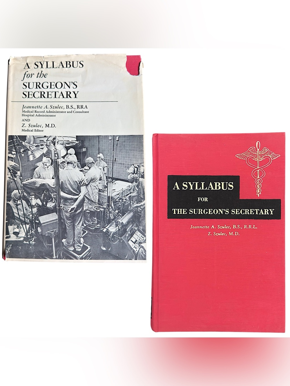 SCARCE‼️ A Syllabus for the Surgeon's Secretary 2nd Ed. (1970) HC Book
